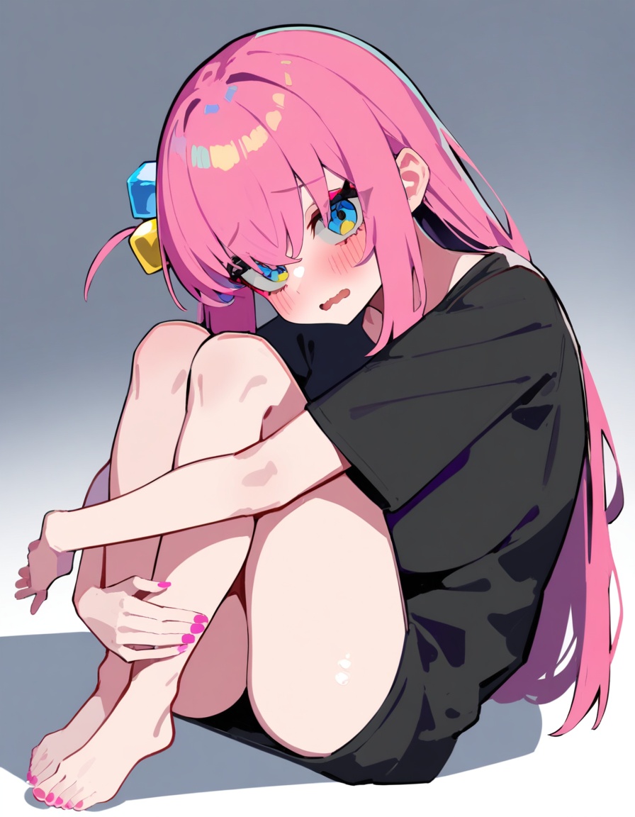 1girl,  solo,  gotoh hitori on Tensor.Art