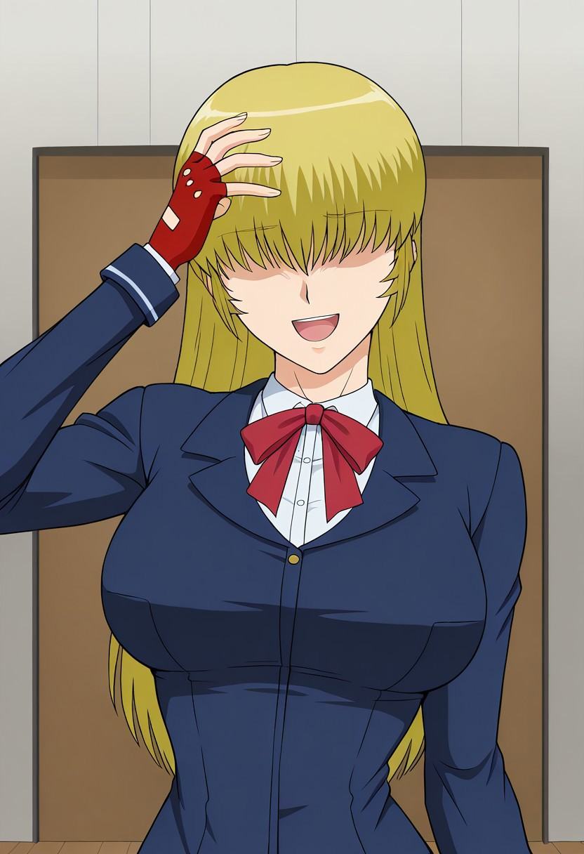 ioyahaha,  hand to head,  open mouth on Tensor.Art