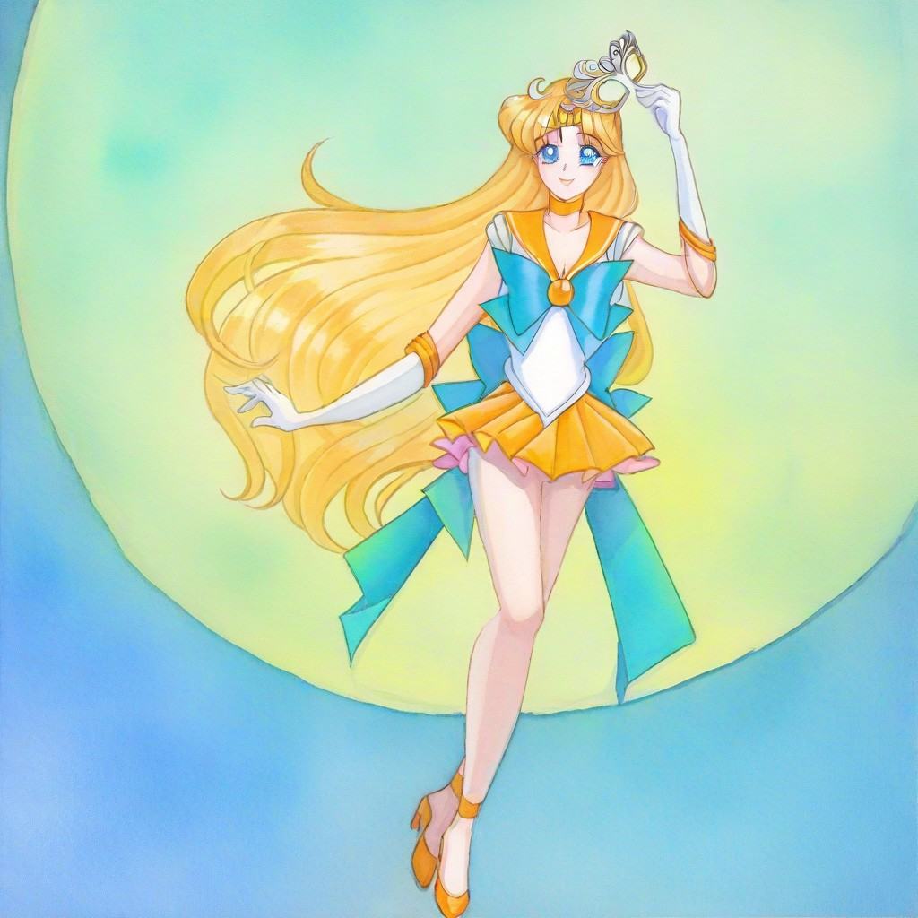1girl,  sailor venus,  minako aino on Tensor.Art