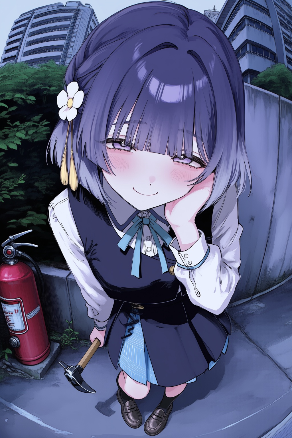 hataya misuzu,  1girl,  blush on Tensor.Art