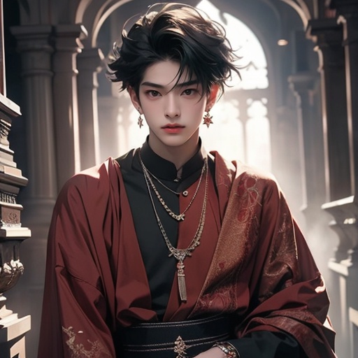 Manhuanan,jewelry,1boy,<lora:Manhuanan_20230827182922-000009:1>,half body photo,Manhuanan, <lora:Manhuanan_20230827182922:0.7>