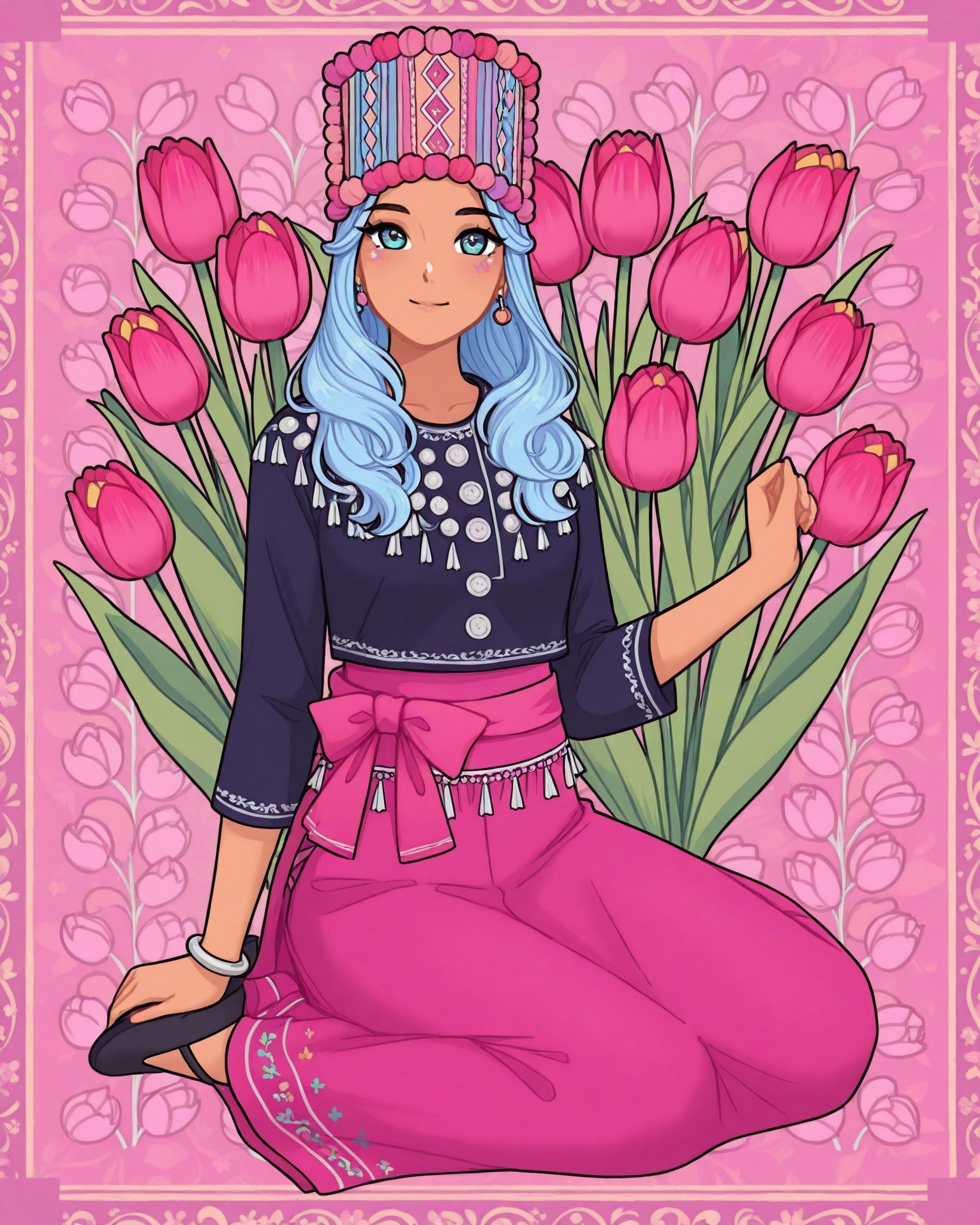 1girl,  ,  kachinfa on Tensor.Art