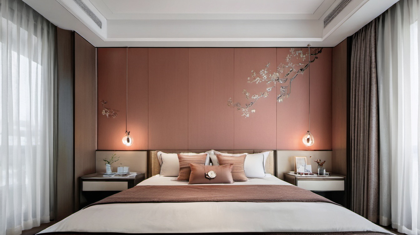<lora:xinzhongshi XL2.0:0.6>,xinzhongshi,indoor,bedroom,floor,bed,curtains,table,chair,bed_sheet,pillow,available light,cup,plant,vase,incredibly absurdres,realistic,
