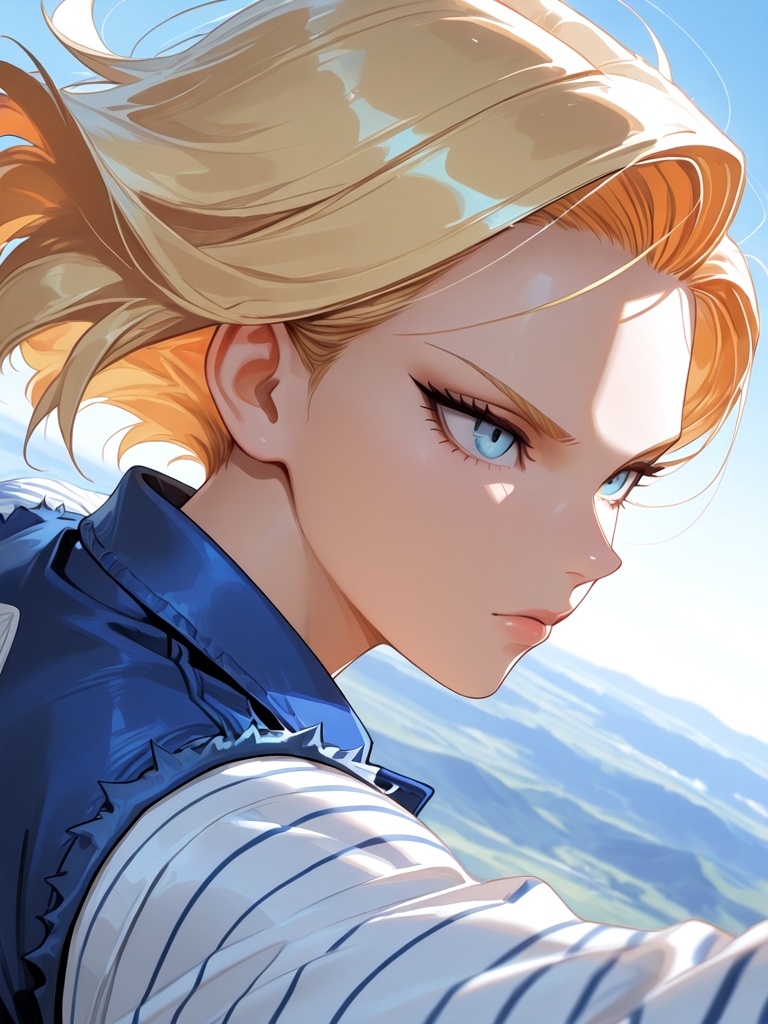 1girl,  android 18,  general on Tensor.Art