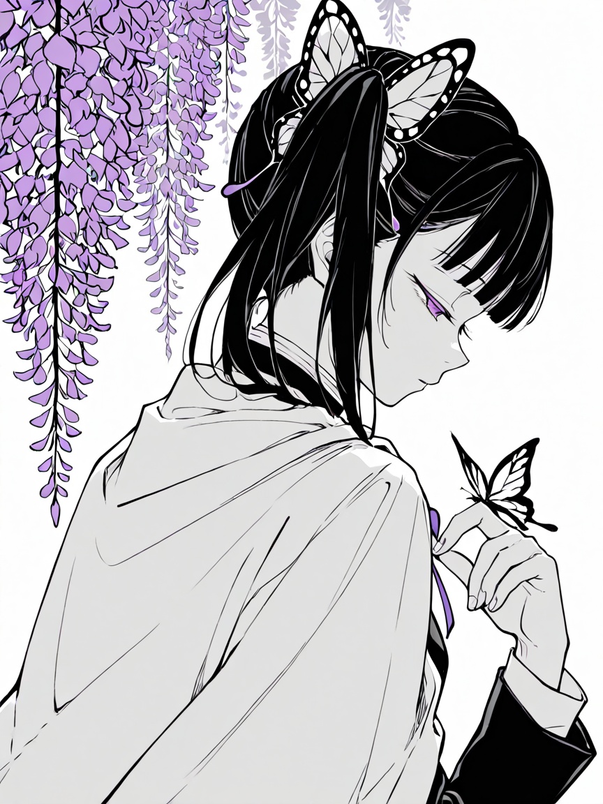 1girl,  kanao tsuyuri,  black hair on Tensor.Art