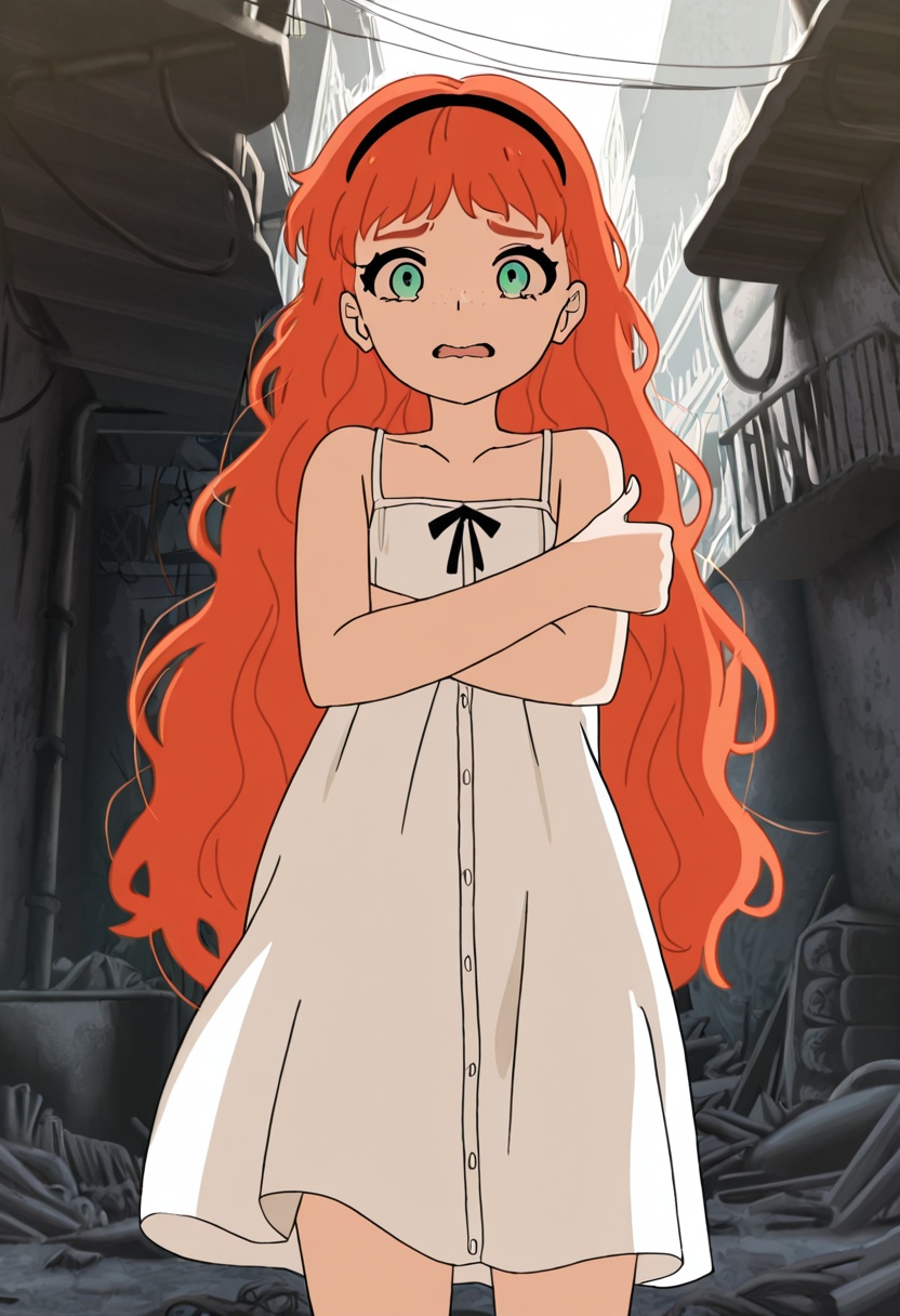 1girl,  solo,  frill wep on Tensor.Art