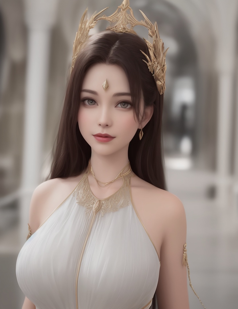 ultra realistic 8k cg, picture-perfect face, flawless, clean, masterpiece, professional artwork, famous artwork, cinematic lighting, cinematic bloom, perfect face, beautiful face, beautiful eyes, ((perfect female body, narrow waist)), red eyes, gorgeous queen, royal, divine, goddess, godlike, (royal palace), fantasy, dreamlike, unreal, science fiction, , beautiful clothes, lace, lace trim, lace-trimmed legwear, nsfw, breasts out,  (rich:1.4), prestige, luxury, jewelry, diamond, gold, pearl, gem, sapphire, ruby, emerald, intricate detail, delicate pattern, sexy, charming, alluring, seductive, erotic, enchanting, hair ornament, necklace, earrings, bracelet, armlet, ,(solo:1.5, ) (1girl:1.8),(,gigantic breasts,) <lora:DA_HenRenDaDi:0.4>