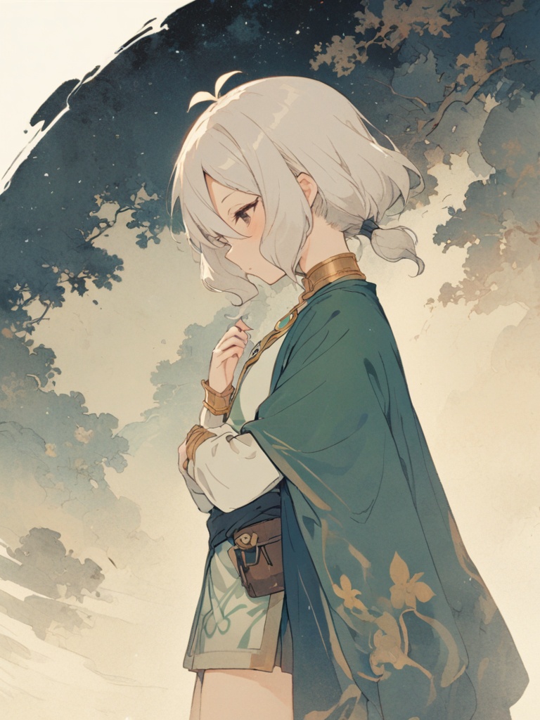 (masterpiece),(bestquality),a very delicate and beautiful,kokkoro,zen painting illustration,<lora:lora-000012:1.2>,1 girl,<lora:20240222-1708571578268:0.8>,<lora:cure_v1:1>,