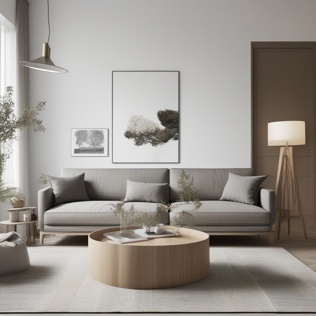masterpiece,best quality,HD,High Quality,<lora:scandinavian style-000006:0.6>,scandinavian style,no humans,Living room,