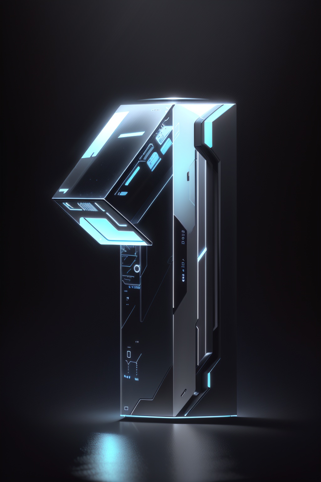 cyberpunkAI,transparent frosted glass,extreme detail,blue,technological,futuristic,mechanical,transparent technology,industrial design,c4d,3d rendering,best quality,fine,8k,<lora:cyberpunkAI:0.8>,(pure black background:1.3),(clean background:1.5),, masterpiece,best quality,