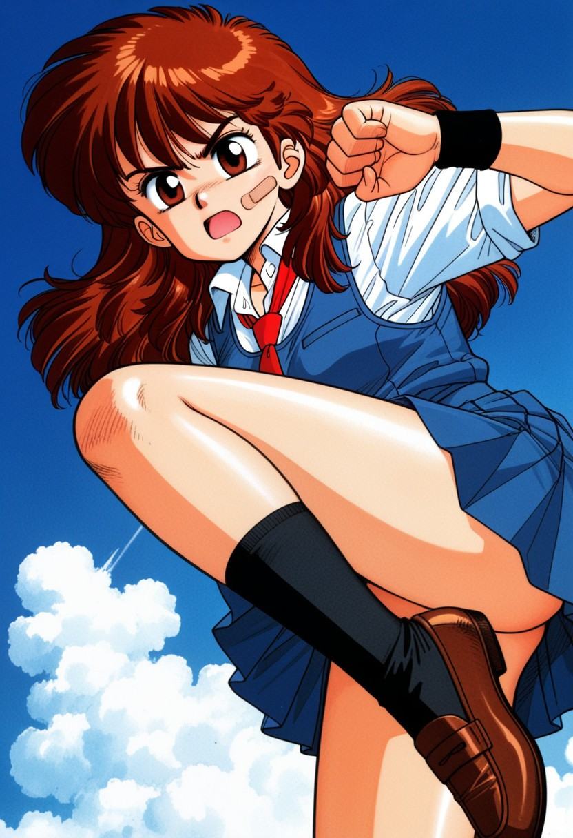 masterpiece,  best quality,  1990s retro anime style on Tensor.Art