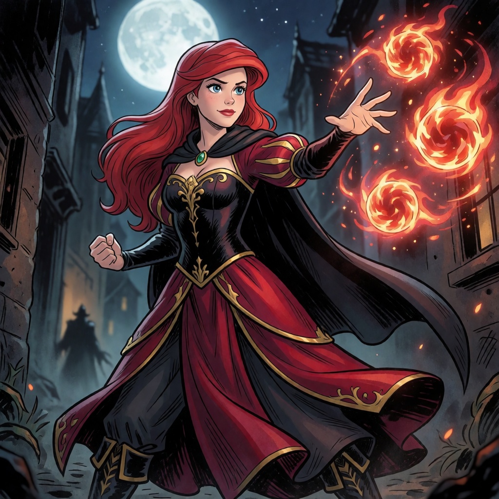 ropicsK2,  a digital comic illustration with high-contrast rendering and ink hatching,  polished semi-realistic comic-book...