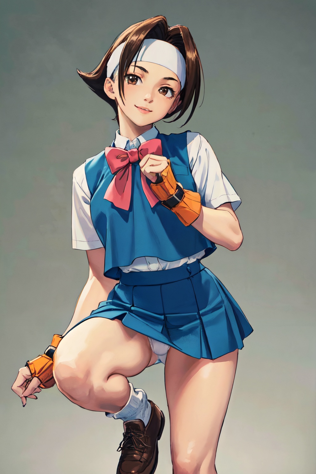 wakabahinata,  headband,  white shirt on Tensor.Art