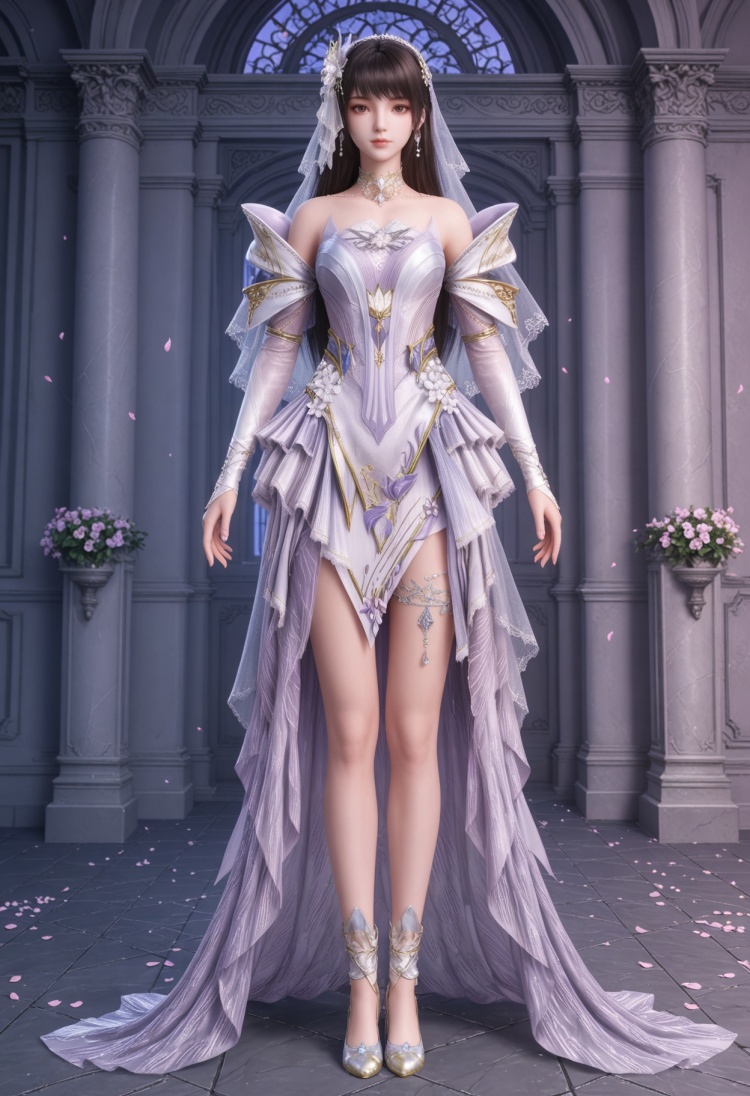 枫玲儿婚服-国漫-Illustrious光辉 by 云落 on Tensor.Art