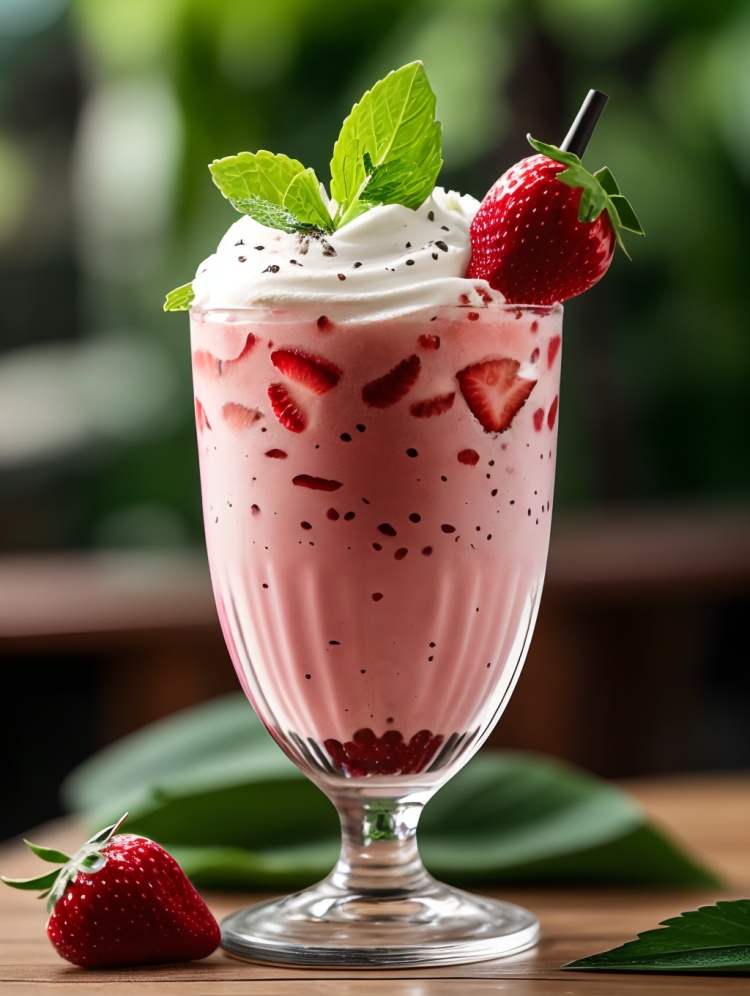 strawberry,blurry background,depth of field,cup,glass,leaf,SGNX 