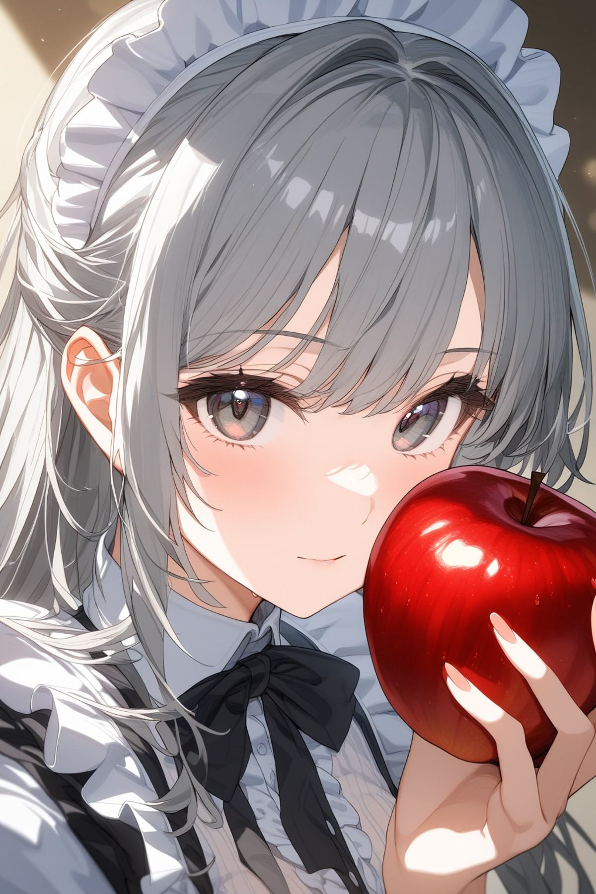 1girl,  solo,  Grey hair on Tensor.Art