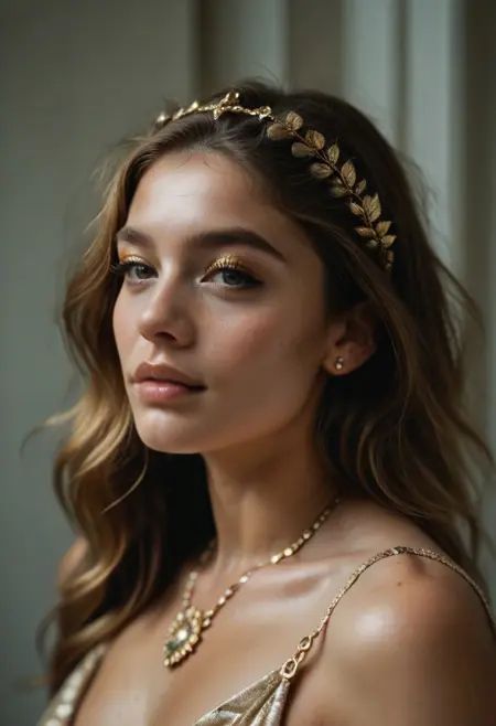 1girl, score_9, score_8_up, score_7_up, score_6_up, score_5_up, score_4_up, dskgold_filigree, gold filigree, made of gold