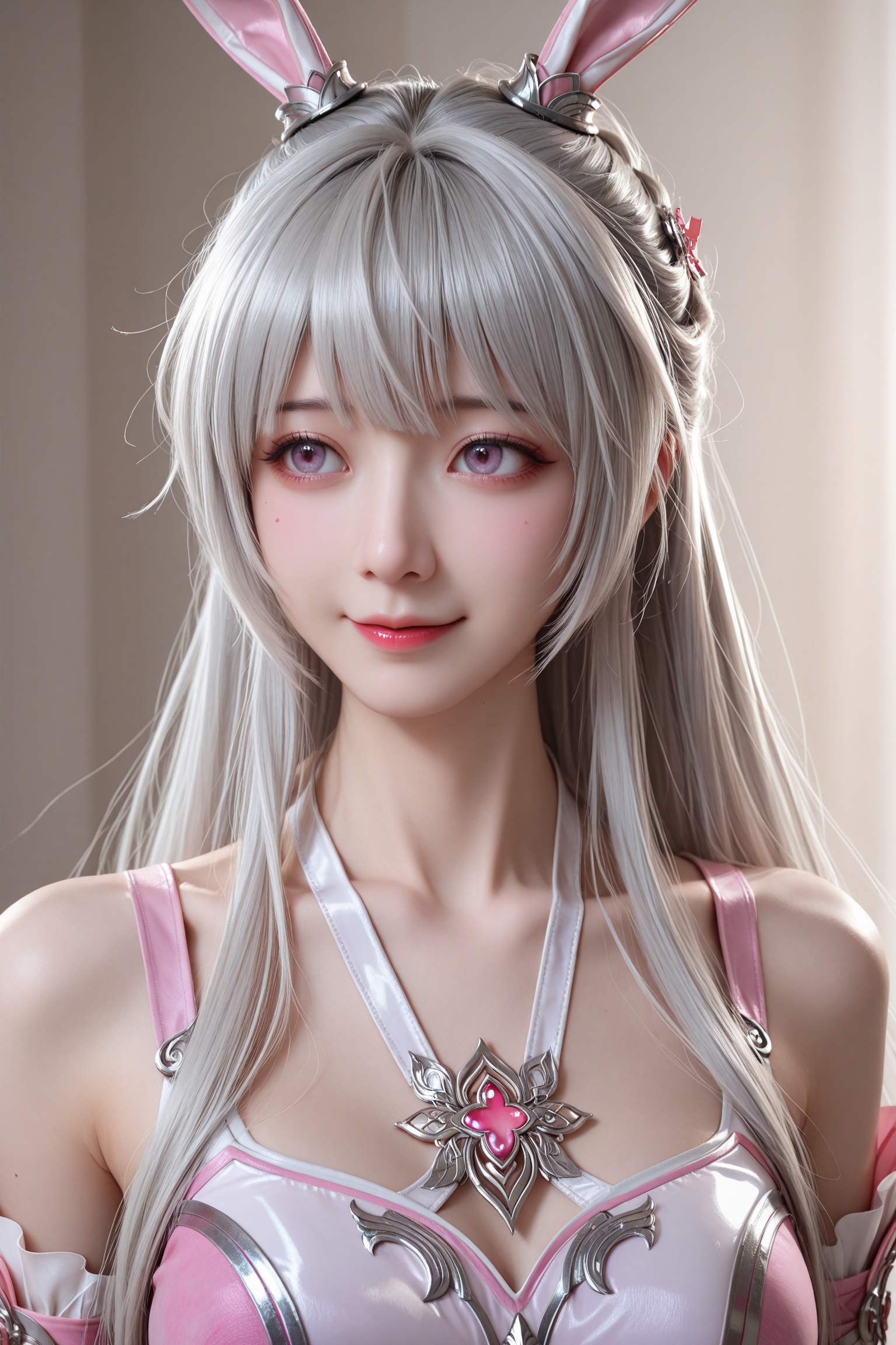 masterpiece,best quality,8k,1girl,xiao wu \(douluo dalu\),douluo dalu,portrait,smile,