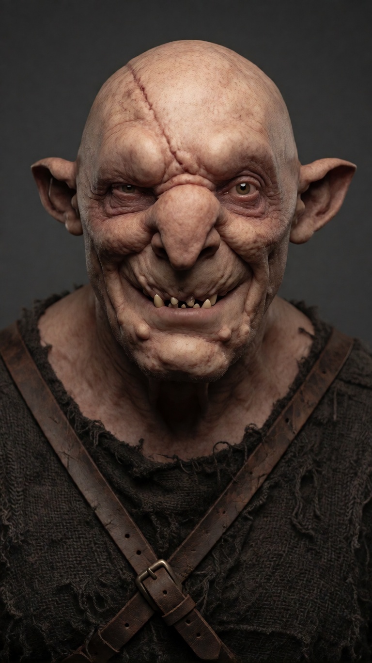 orc4,  close-up portrait,  straight-on on Tensor.Art
