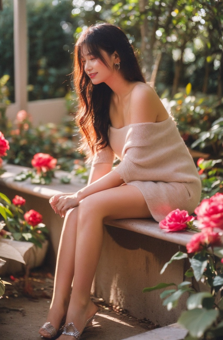 1girl,  dress,  flower by 阿泽泽 on Tensor.Art
