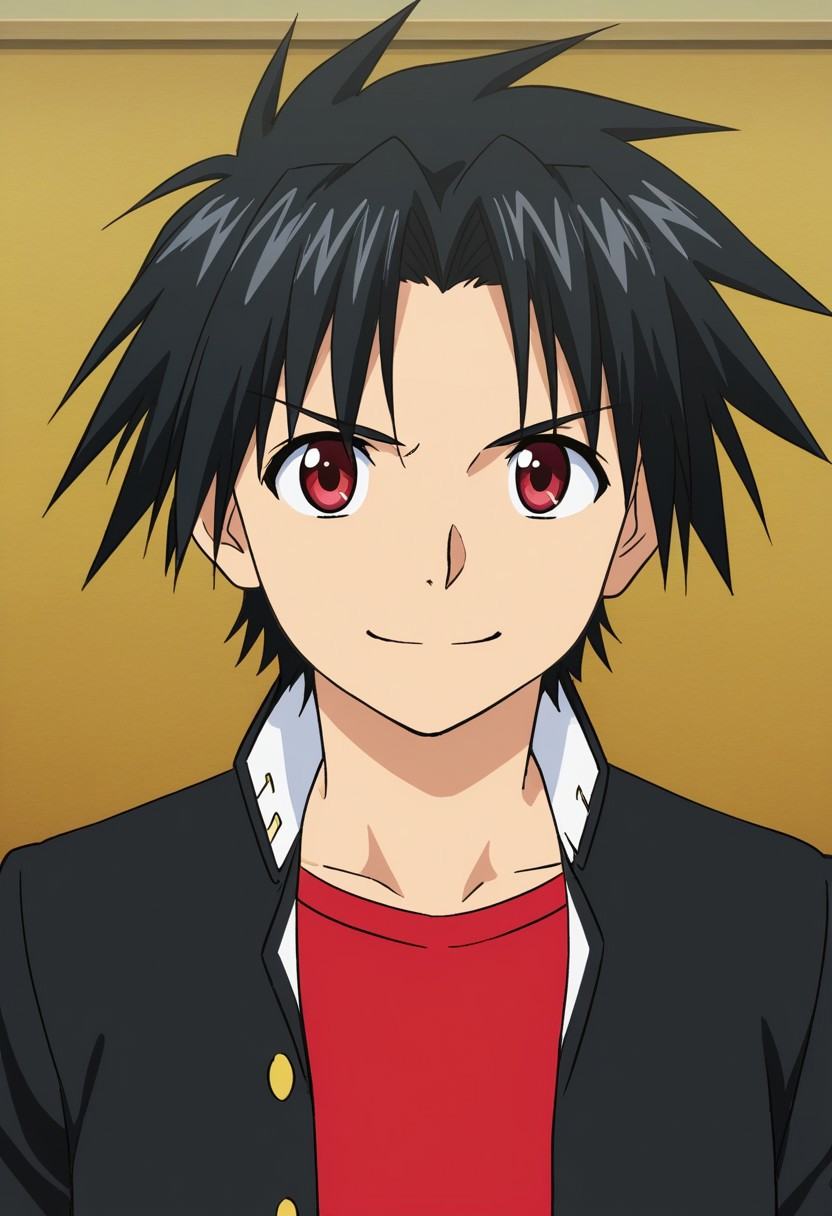 Solo Male,  anime,  Touta Konoe on Tensor.Art
