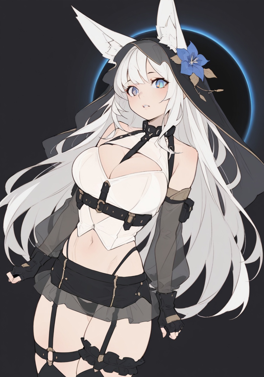 1girl,  animal ear fluff,  animal ears on Tensor.Art