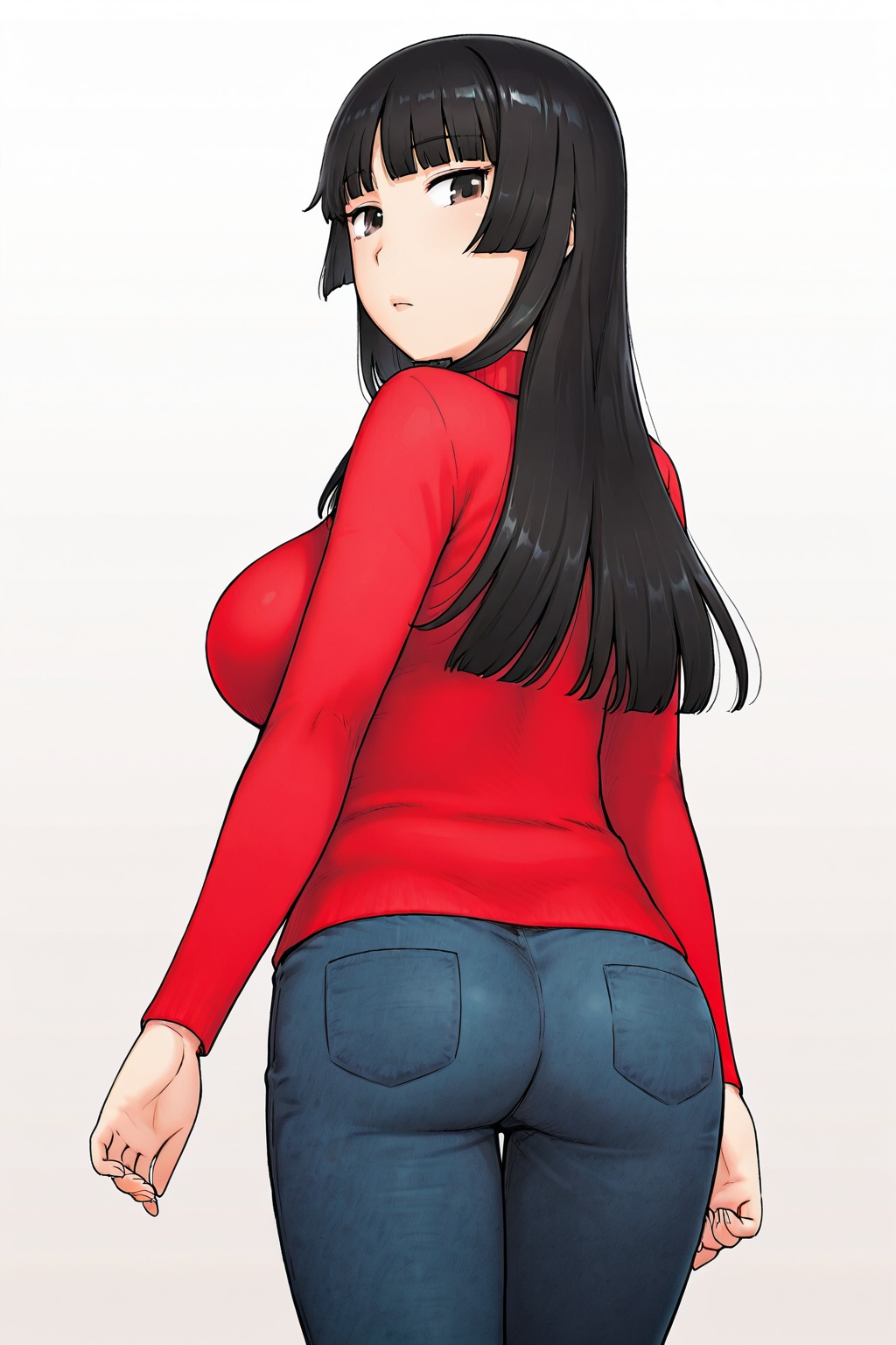 1girl,  solo,  large breasts on Tensor.Art