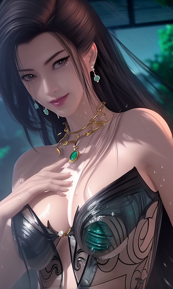 <lora:416-DA-天行九歌-潮女妖睡衣V2:0.8> ,(,1girl, ,best quality, ),looking at viewer, ,ultra detailed 8k cg, ultra detailed background, ultra realistic 8k cg,  ,masterpiece((((1girl, solo,  , ,solo focus, wet,sweat, ocean,rain, water drop, )))) (, , sweatdrop, flying sweatdrops, sweating profusely,colorful drop \(module\), )   clean, masterpiece,     cinematic lighting, cinematic bloom,   , unreal, science fiction, luxury, jewelry, diamond, gold, pearl, gem, sapphire, ruby, emerald, intricate detail, delicate pattern, charming, alluring, seductive, erotic, enchanting, hair ornament, necklace, earrings, bracelet, armlet,halo, 