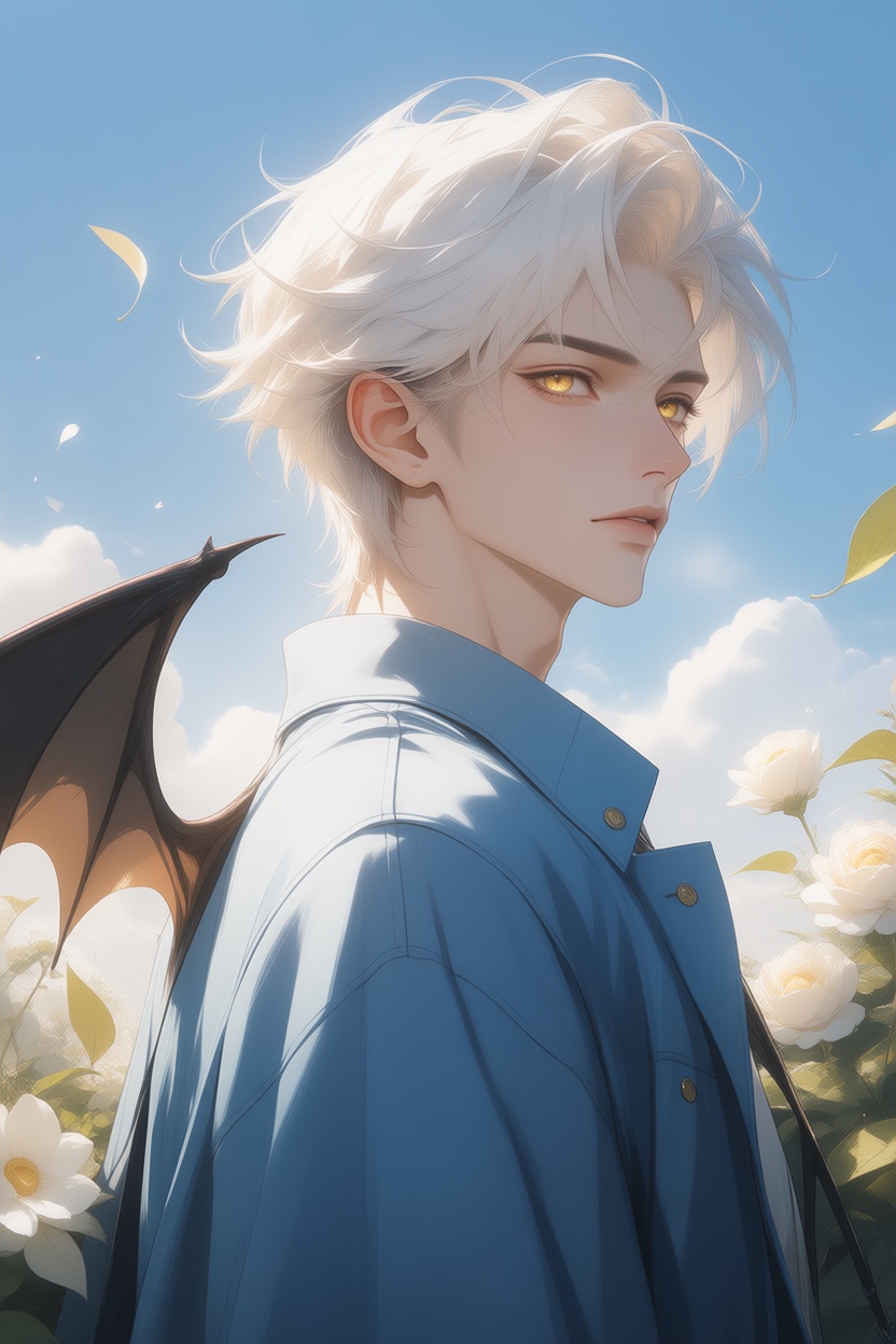 Male character,  young man,  good figure on Tensor.Art
