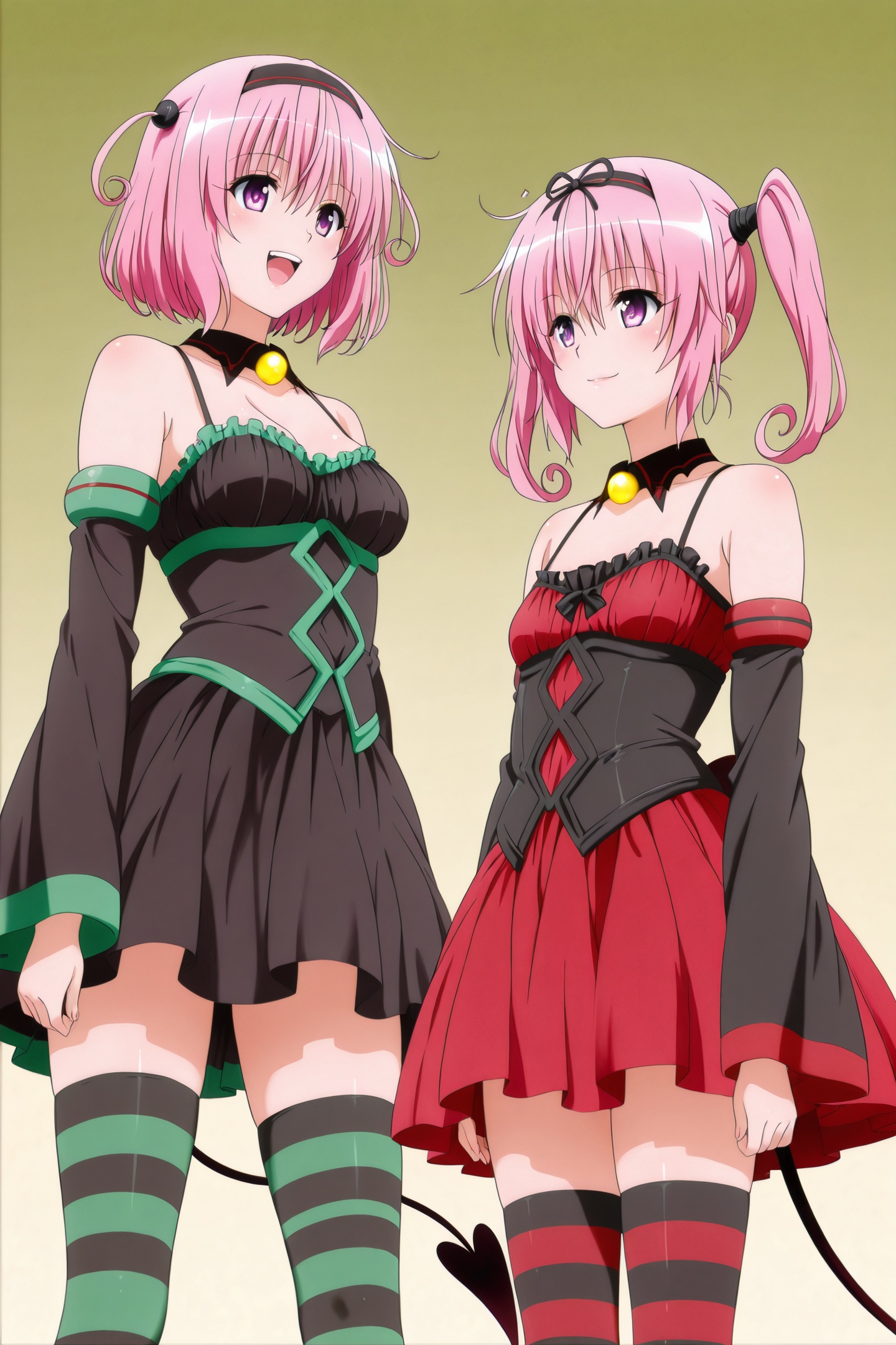 Anime Style,  nana asta deviluke,  momo velia deviluke on Tensor.Art