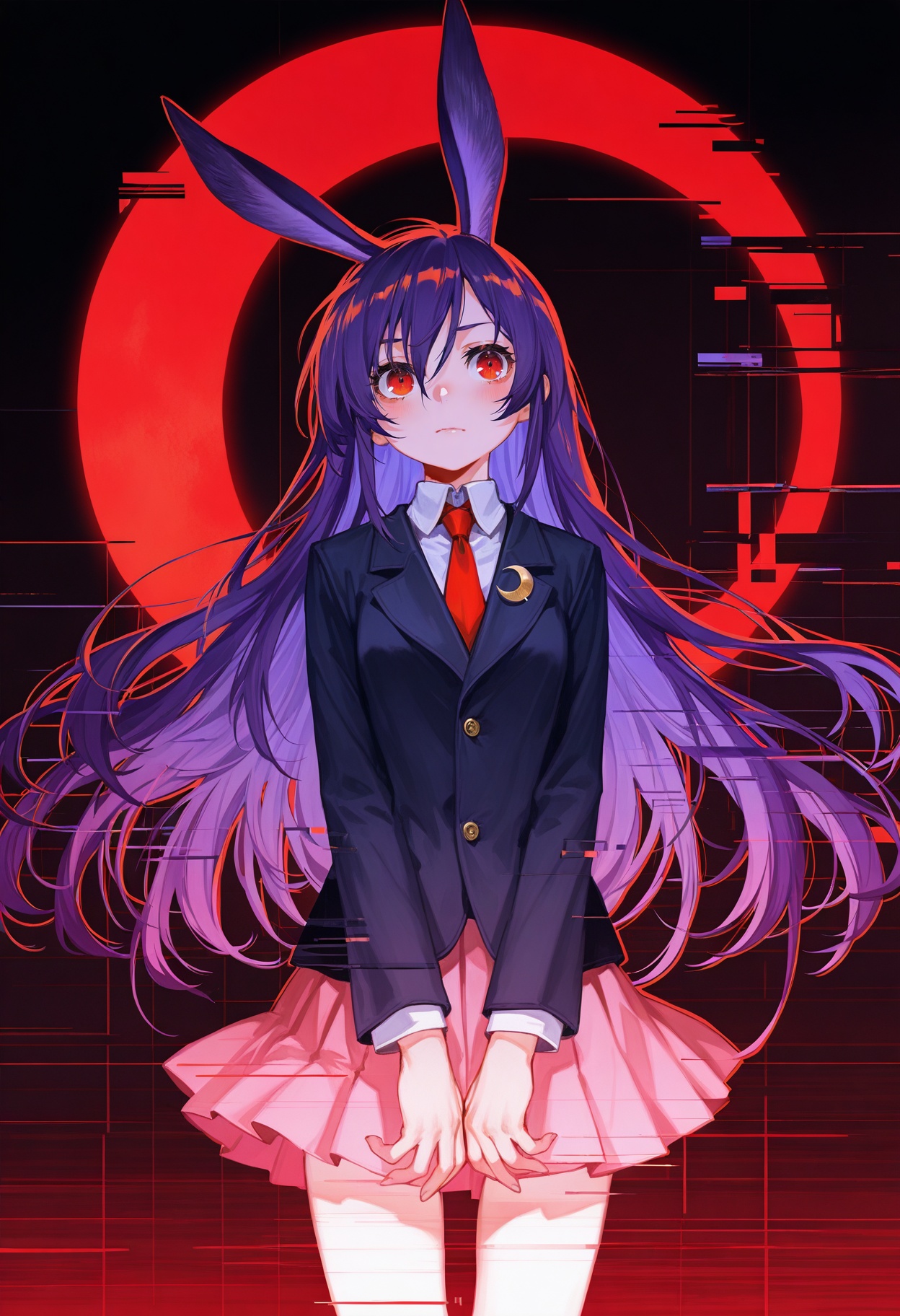 touhou,  1girl,  animal ears on Tensor.Art