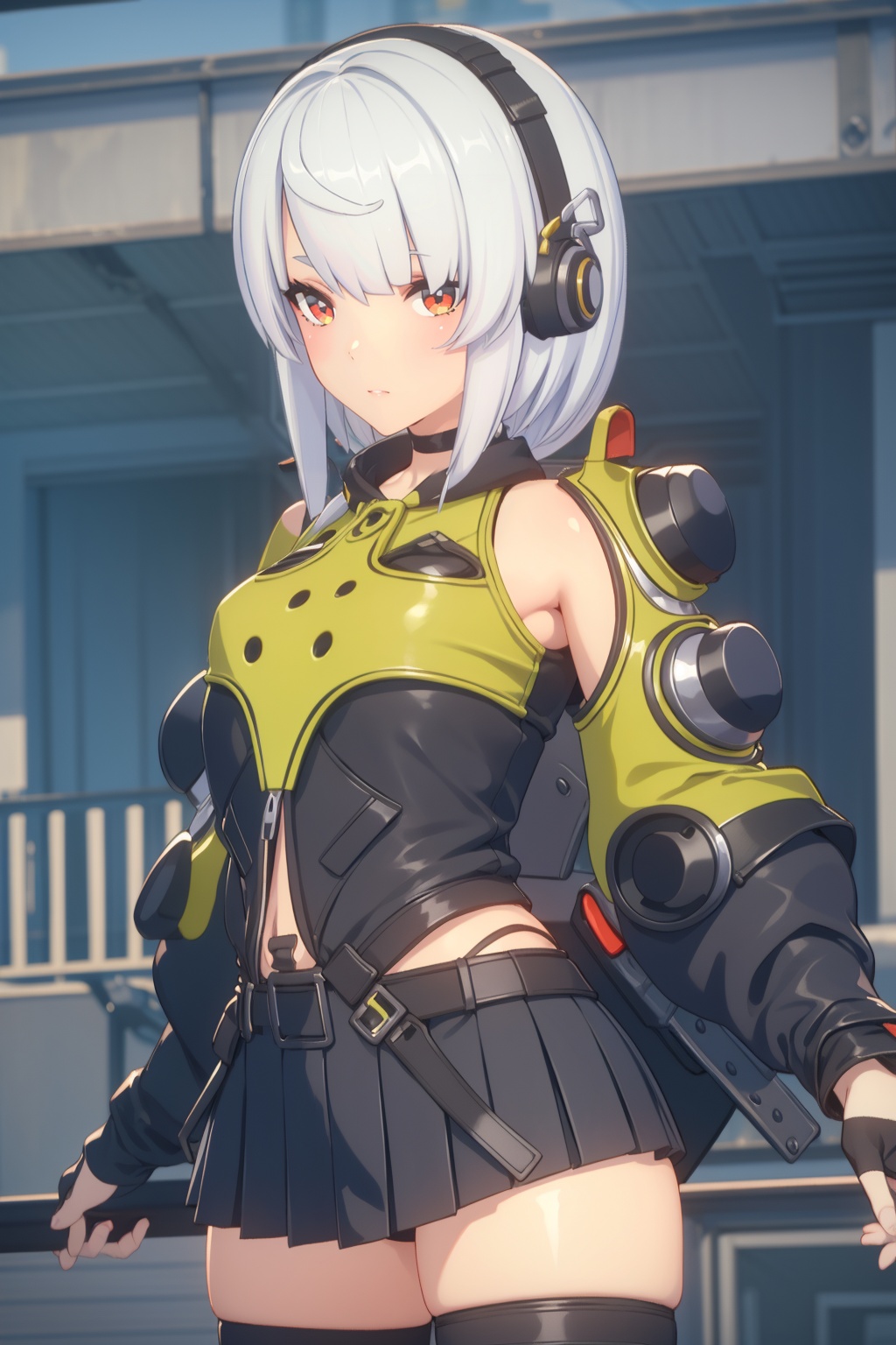 ZZZ_anby,  1girl,  cowboy shot on Tensor.Art