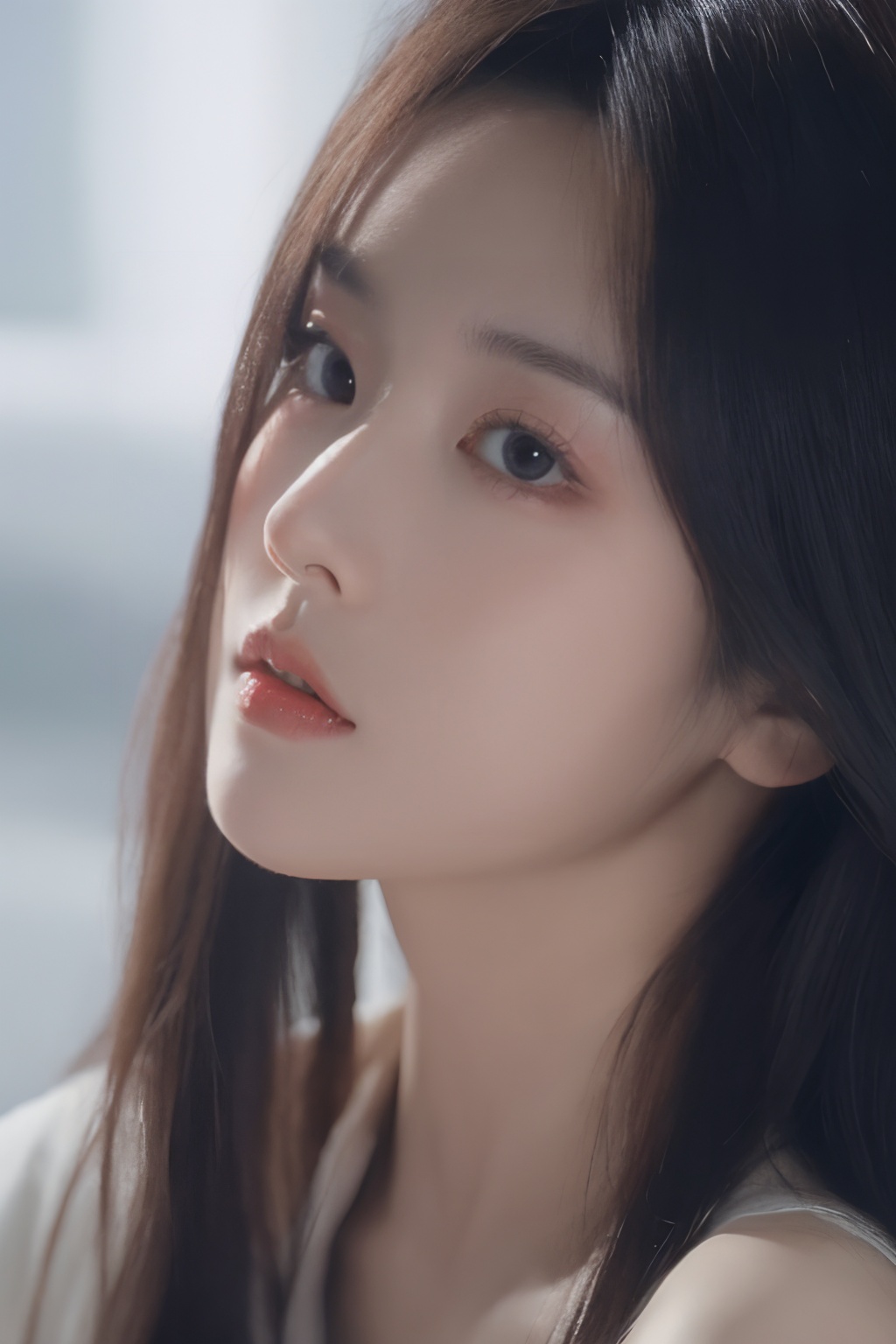1girl, daylight,ultra realistic 8k cg, picture-perfect face, flawless, (clean:1.4), masterpiece,cinematic lighting, cinematic bloom, professional artwork, famous artwork, perfect face, beautiful face, beautiful eyes, long hair,<lora:sifang_20231118123505:0.7>, 