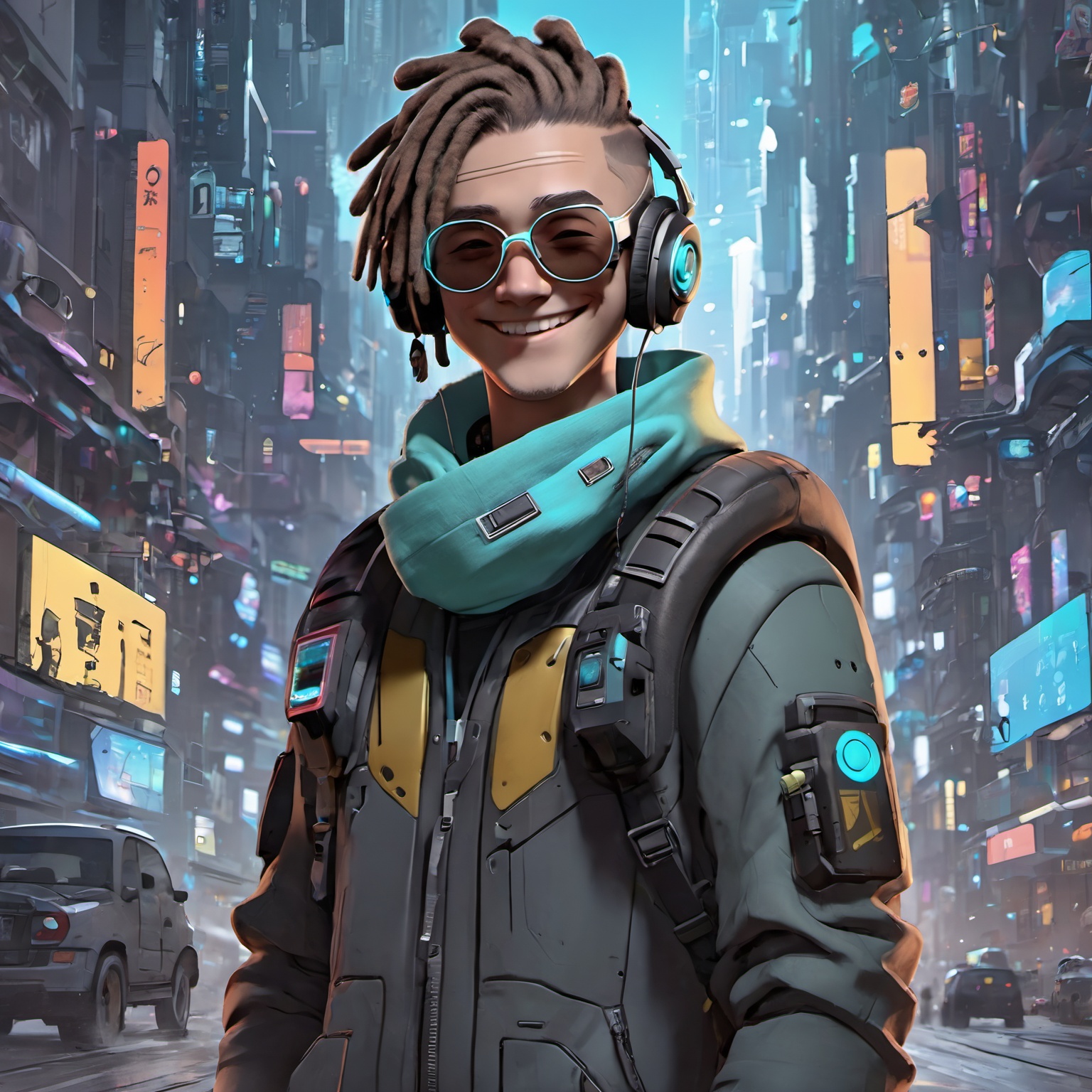 solo,  smile,  front view by milk on Tensor.Art
