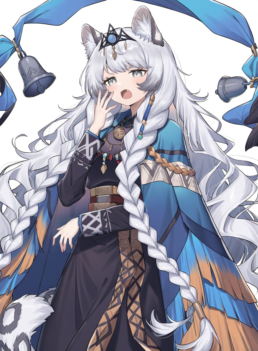 xuebao,  1girl,  animal ear fluff on Tensor.Art