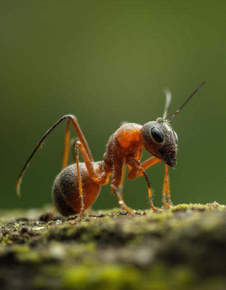 photographic portrait of an ant in the jungle on Tensor.Art
