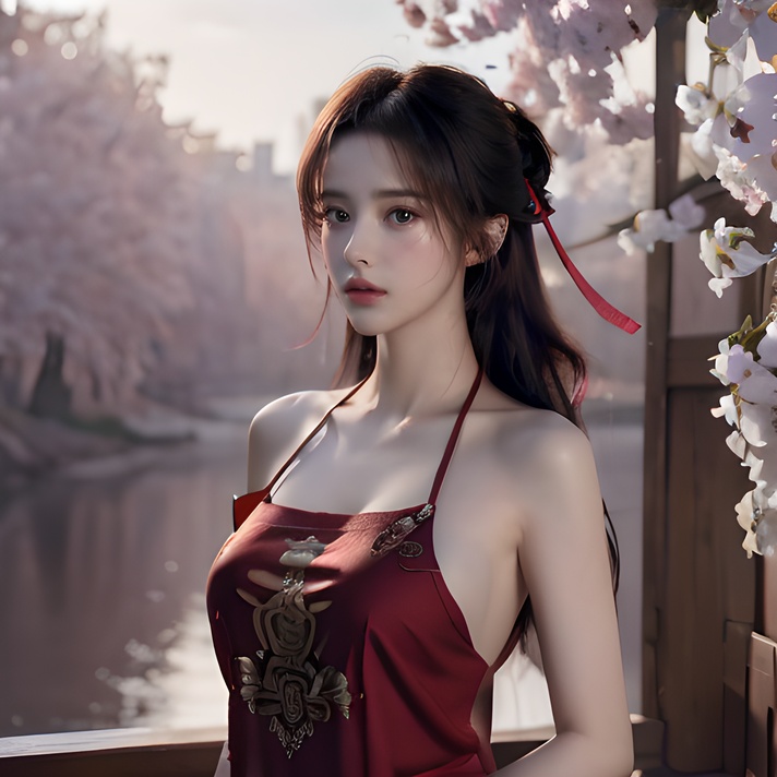 (8k, RAW photo, best quality, masterpiece:1.2), (realistic, photo-realistic:1.2)(raw photo) (extremely detailed CG unity 8k wallpaper) detailed and intricate, original,highres,[1girl:background:0.6]looking at viewer,upper  body，red shidudou,   <lora:shidudou_20230603041725:0.7>