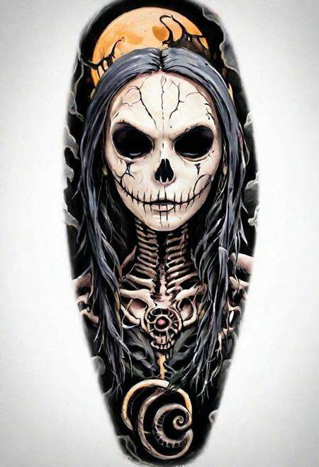 A Tattoo Color Desing Portraits of on Tensor.Art