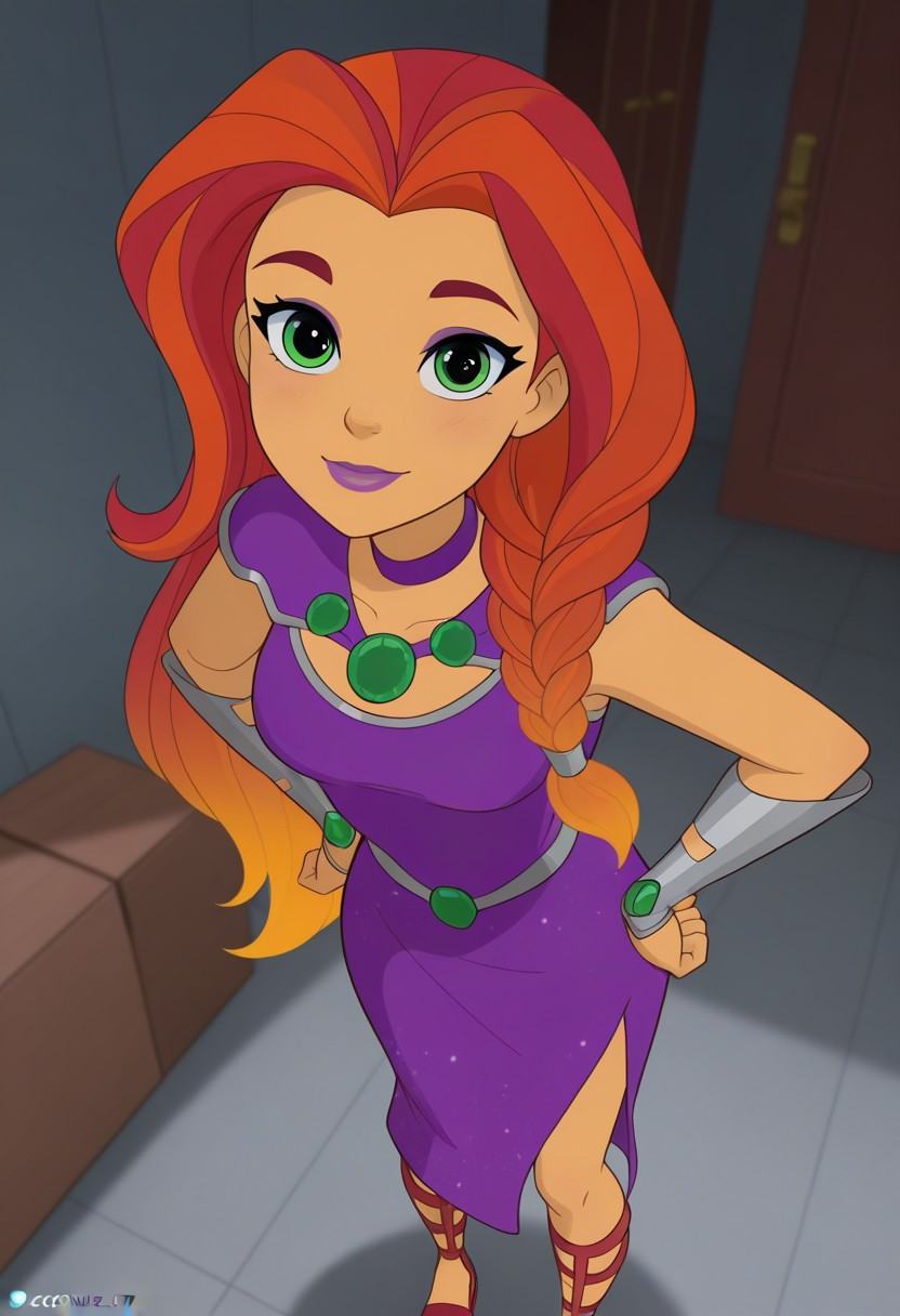 Starfire,  1girl,  female on Tensor.Art