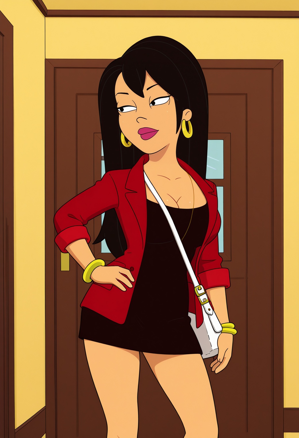 1girl,  solo,  cartoon on Tensor.Art