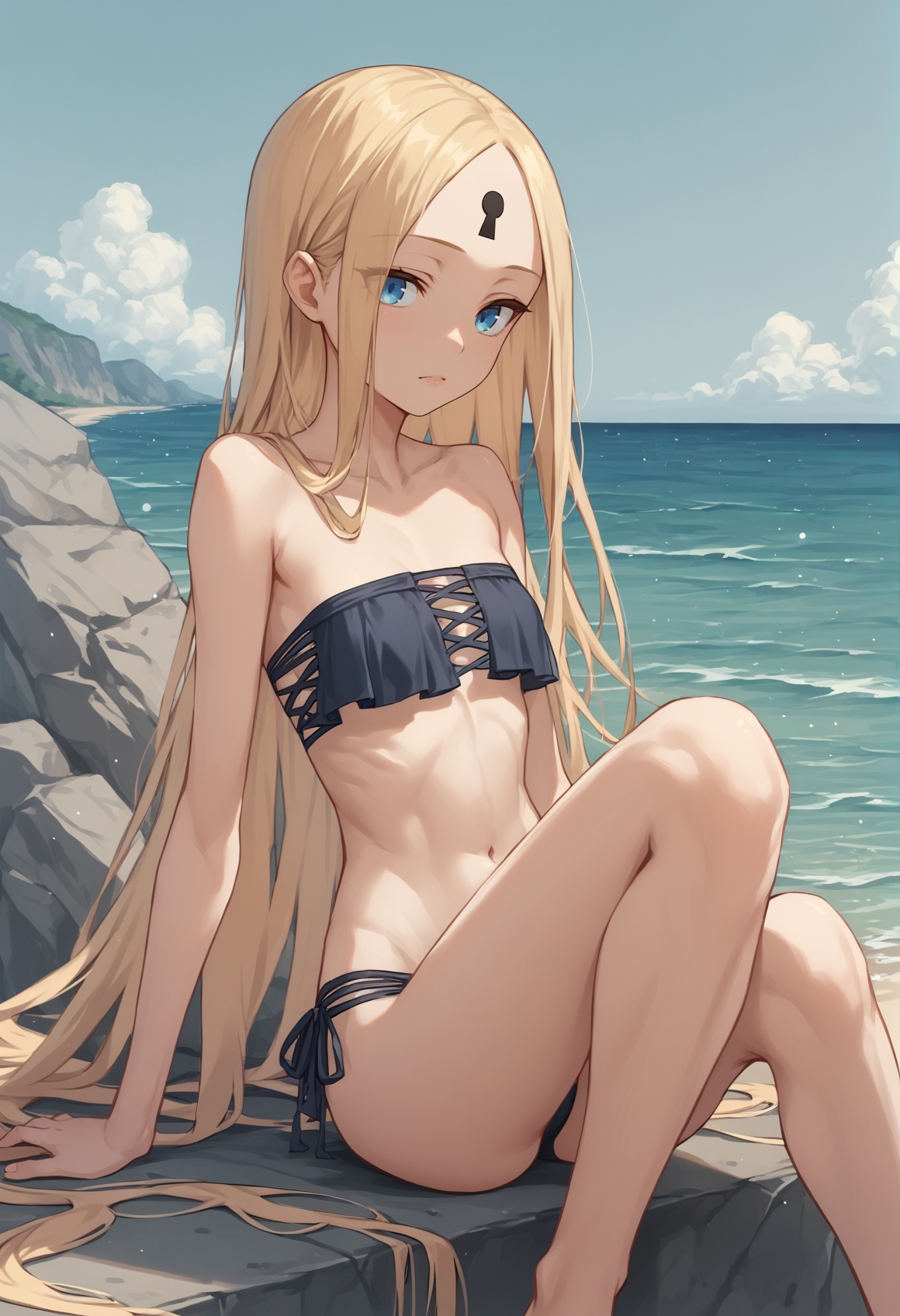1girl,  blonde hair,  long hair on Tensor.Art