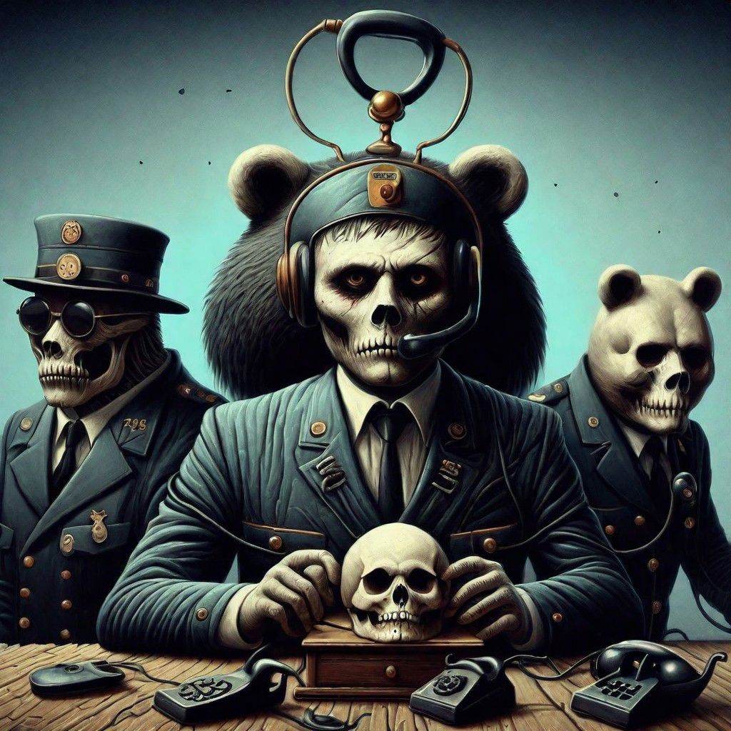a wildcat,  a.bear,  a policeman on Tensor.Art