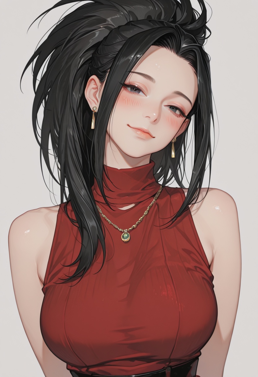 1girl,  yaoyorozu momo,  solo on Tensor.Art