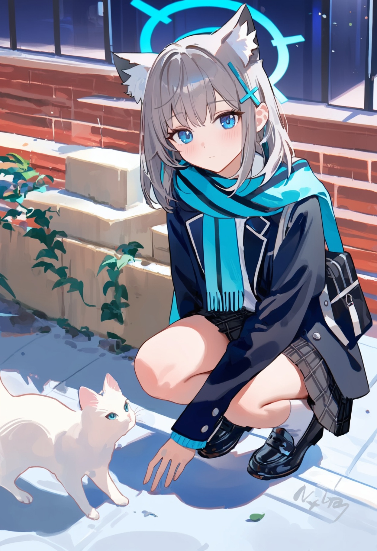 1girl,  shiroko \(blue archive\),  blue archive on Tensor.Art