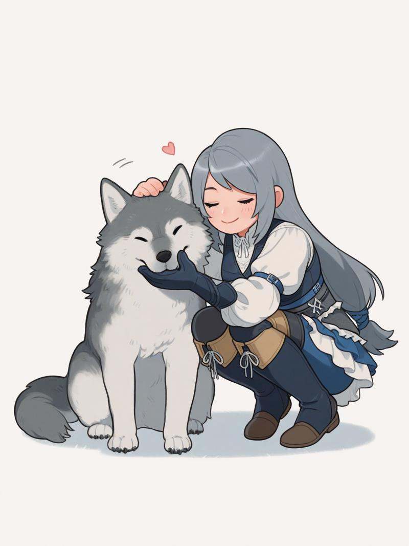 xvijill,  1girl,  long hair on Tensor.Art