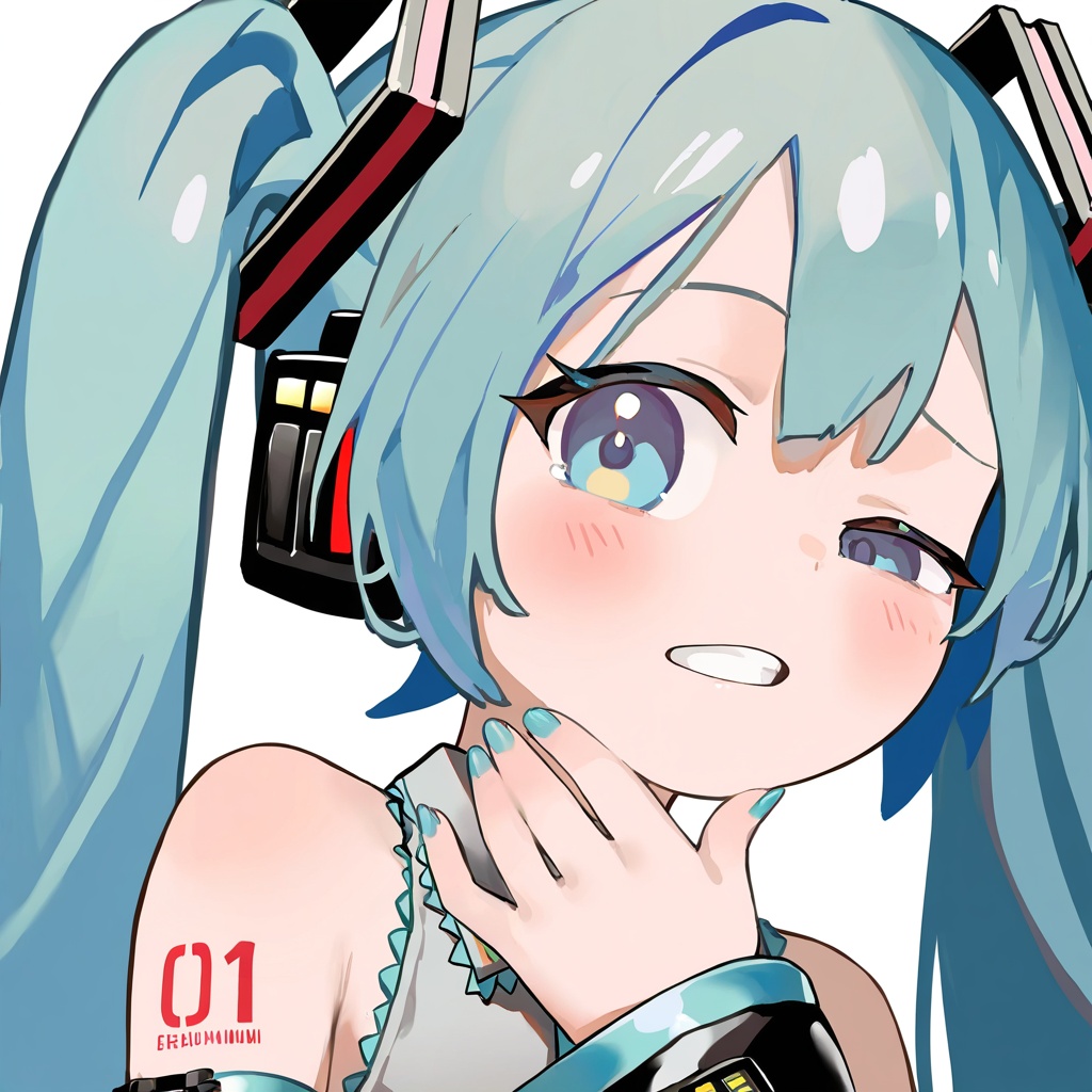 1girl,  solo,  hatsune miku on Tensor.Art