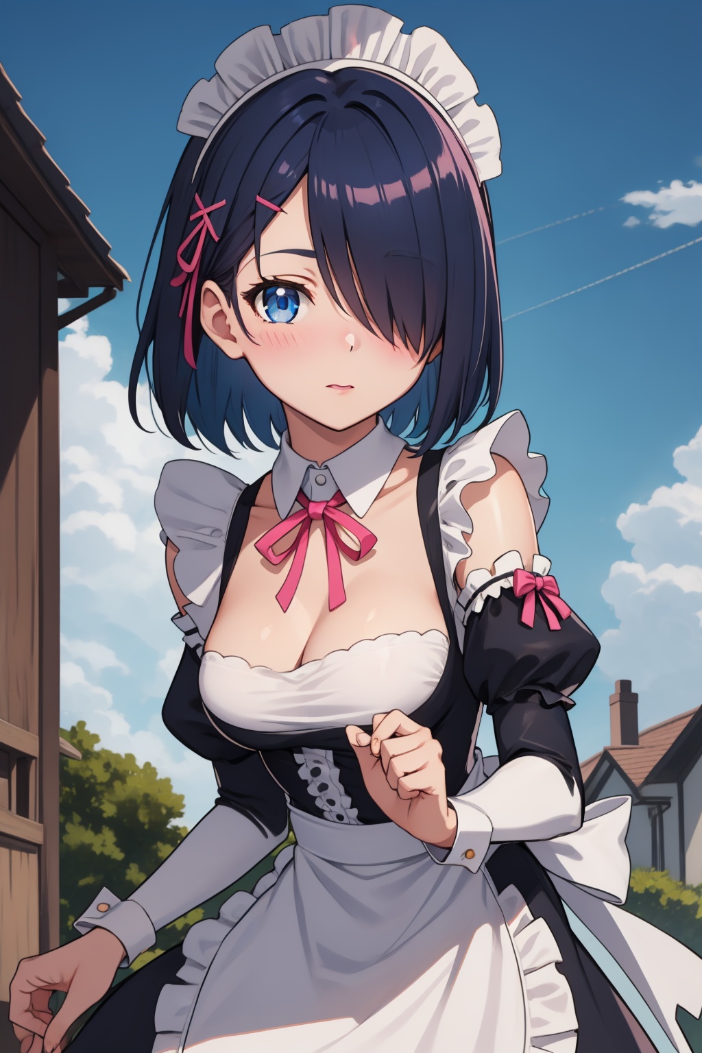 1girl,  solo,  breasts on Tensor.Art