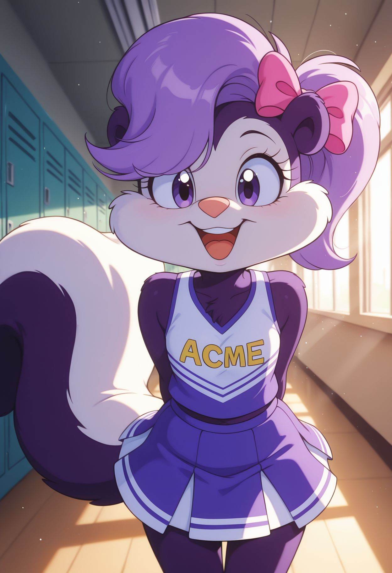 fifi_la_fume,  skunk girl,  tail on Tensor.Art