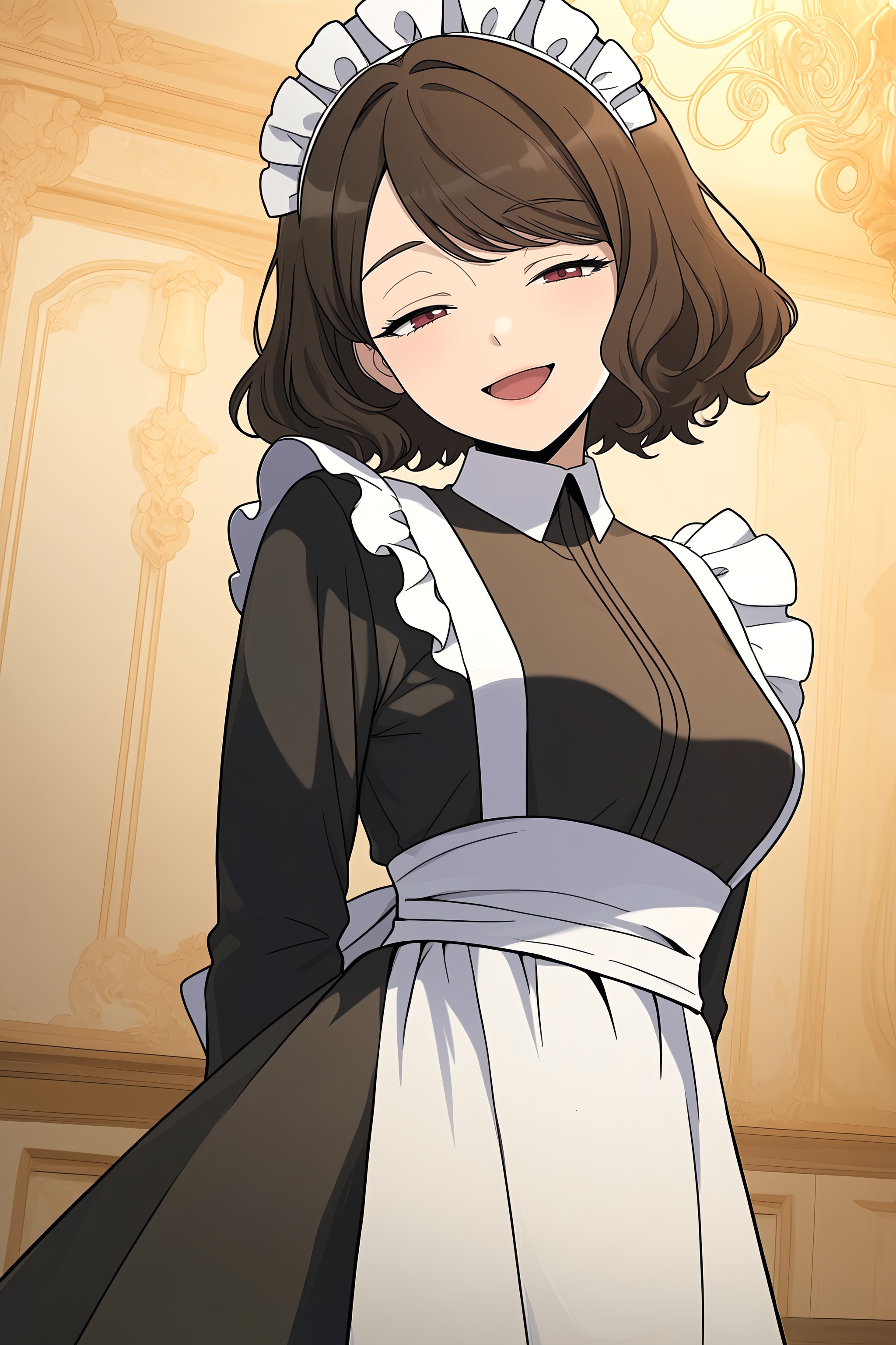bella-nobleladyreformationguide,  maid,  maid headdress on Tensor.Art