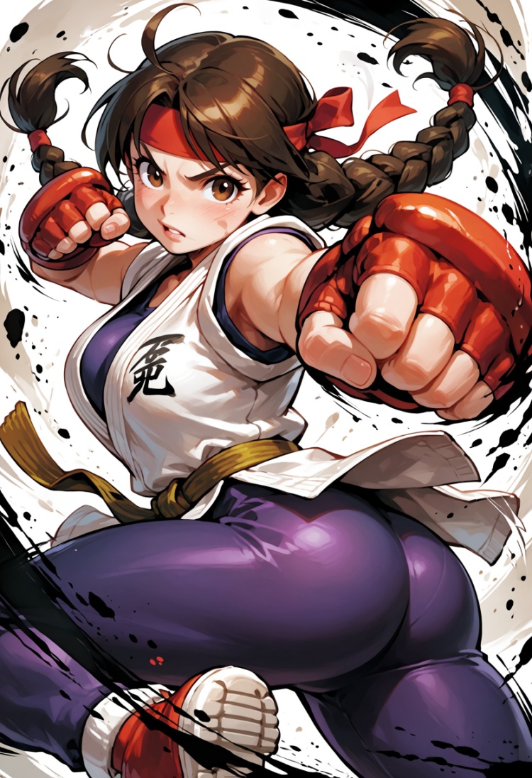 anima画风系列-街霸4水墨特效sf4_effect by getphat on Tensor.Art